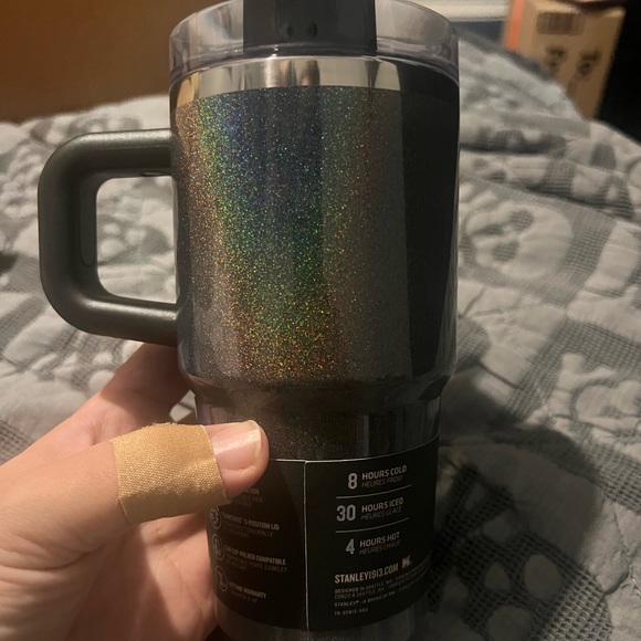 I have another 20 ounce midnight glitz Stanley Cup available! - Picture 2 of 4